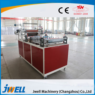 Tablero de piso al aire libre interior de JWELL que hace la línea de la protuberancia del perfil del PVC de la máquina PE WPC
