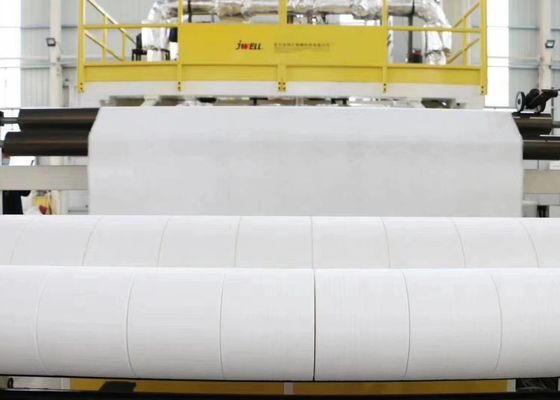 Tornillo material PP de la máscara caliente de la maquinaria de JWELL el solo derrite la cadena de producción no tejida soplada