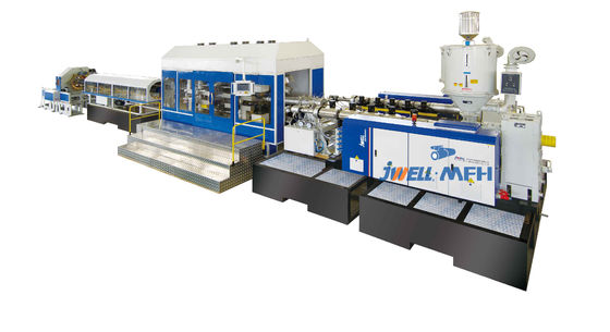 Máquina acanalada del tubo de la pared del doble de los PP DWC del HDPE de Siemens HMI