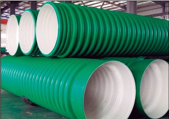 Máquina acanalada del tubo de la pared del doble de los PP DWC del HDPE de Siemens HMI