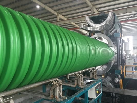Máquina acanalada del tubo del HDPE de los PP DWC de la pared vertical del doble