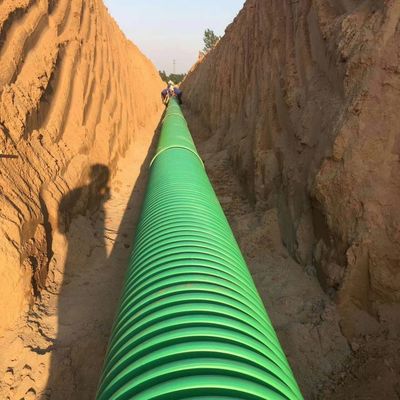 Máquina acanalada del tubo del HDPE de los PP DWC de la pared vertical del doble