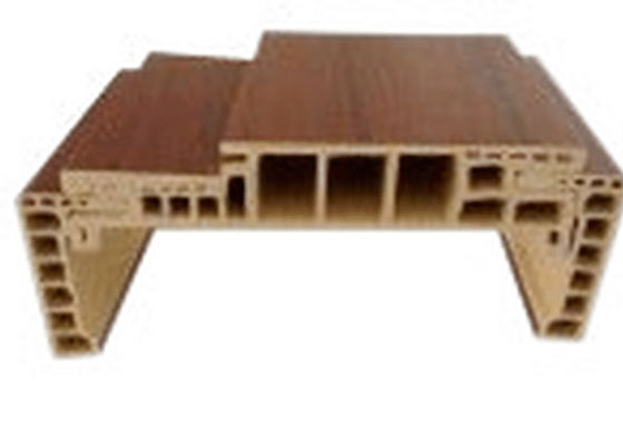 Máquina hueco de la protuberancia del perfil del Pvc de Wpc de la puerta de madera de JWELL