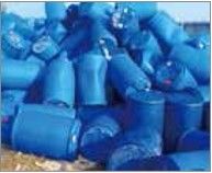 Trituradora azul del eje del tambor 2000kg h cuatro del LDPE del HDPE