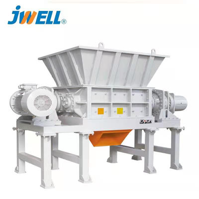 Trituradora plástica de dos ejes de reciclaje plástica inútil de la máquina de JWELL