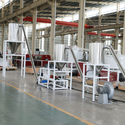 Máquina gemela cónica contraria de reciclaje plástica inútil del granulador del tornillo del PVC de la máquina de JWELL