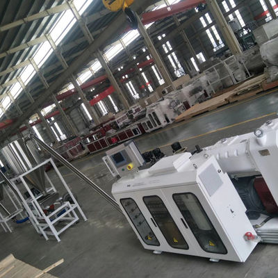 Máquina gemela cónica contraria de reciclaje plástica inútil del granulador del tornillo del PVC de la máquina de JWELL