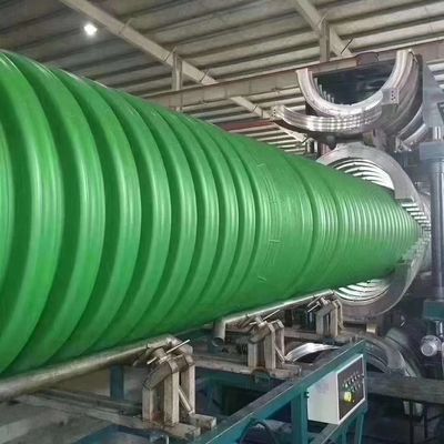 La pared del doble del PVC de los PP del HDPE acanaló el tubo que hacía la máquina de la protuberancia del tubo de Dwc de la máquina