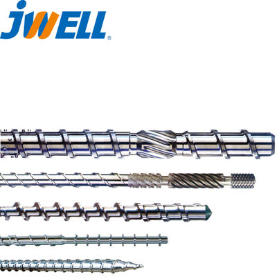 tornillo y barril plásticos del extrusor del tratamiento de 38CrMoAla Nitrided